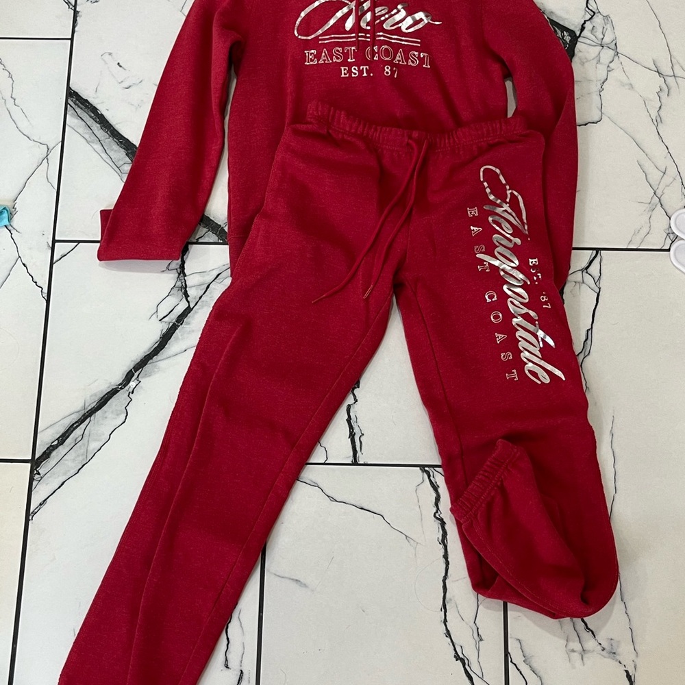 Aeropostale Red Kids Sweatpants & Joggers Set